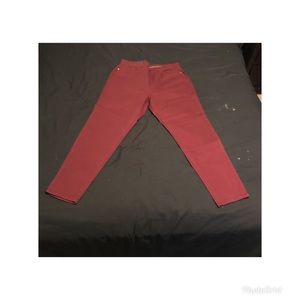 Burgundy Pants